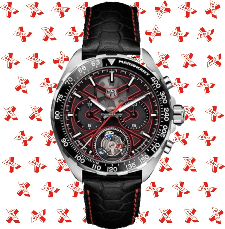 Prix Lindex de la collaboration horlogère | Montre Tag Heuer x Mario Kart